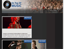 Tablet Screenshot of ontopofmusic.com